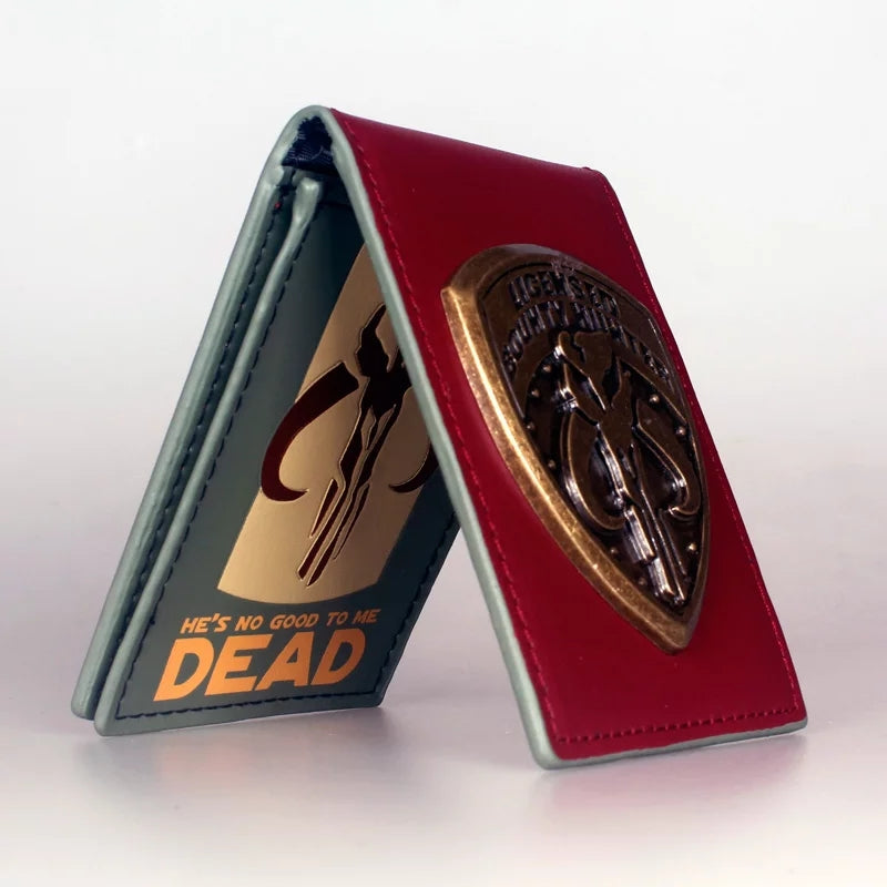 Cartera star wars billetera guerra de las galaxias mandalorian