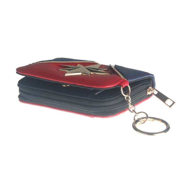 Monedero tarjetero Capitana Marvel Avengers Cartera De Mujer