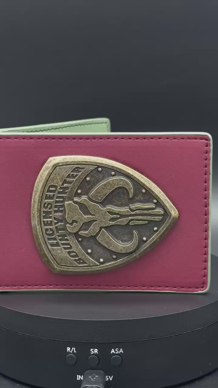 Cartera star wars billetera guerra de las galaxias mandalorian
