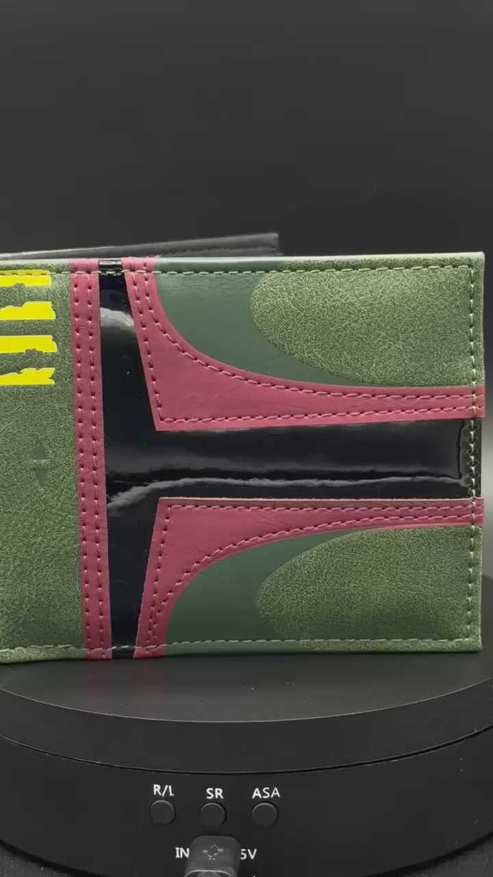 Cartera star wars billetera guerra de las galaxias mandalorian #1